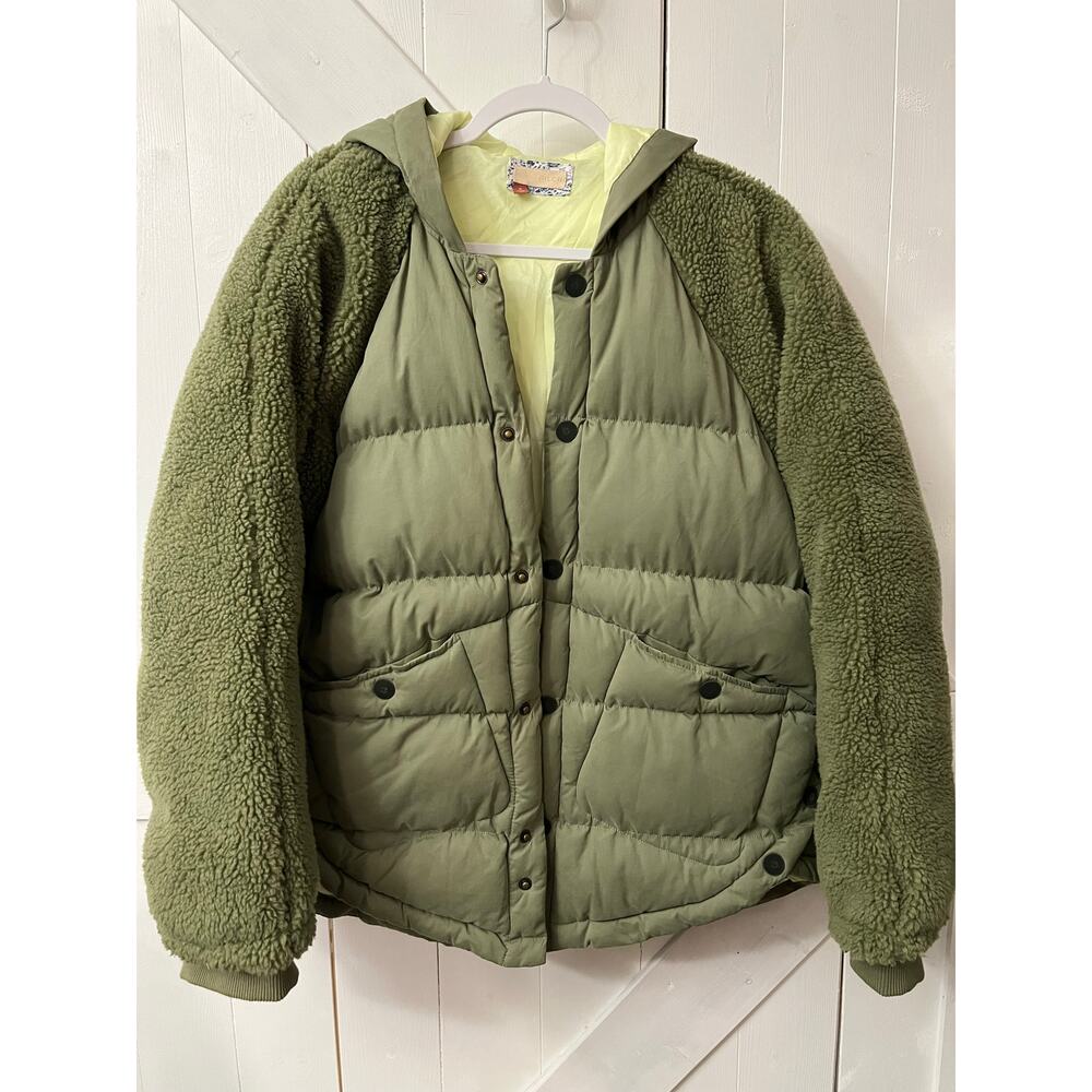 Anthropology Pilcro Swing Puffer Coat-Medium